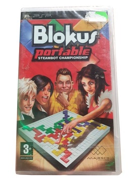BLOKUS PORTABLE STEAMBOT CHAMP. PSP NOWA W FOLII