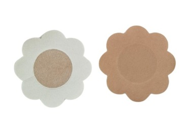 Наклейки на соски, пластыри на соски, накладки на соски, наклейки на грудь, БЕЖЕВЫЙ