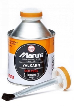 Klej wulkanizacyjny do naprawy dętek łatek dętkowych 200ml MARUNI + pędzel