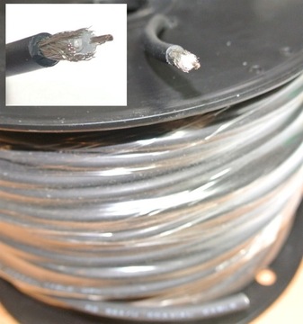 Przewód koncentryczny RG58C/U kabel COAXIAL _ [ 1 metr ]