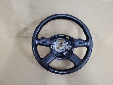 AUDI A6 C6 ŁOPATKI F1 KIEROWNICA SKÓRA MULTIFUNKCJ
