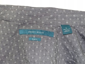 Koszula męska Perry Ellis r S slim fit USA bawełna