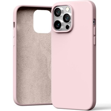 Etui do iPhone 15 Pro Max Mercury Silicone case cover obudowa + mikrofibra