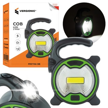 ДЕРЖАТЕЛЬ ЛАМПЫ ДЛЯ МАСТЕРСКОЙ LED COB 3W+1W 3xAA ГАРАЖ