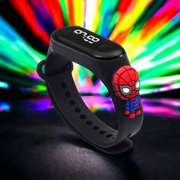 HODINKY PRE DETI LED SMARTWATCH NÁRAMOK SPIDERMAN - ideálny darček