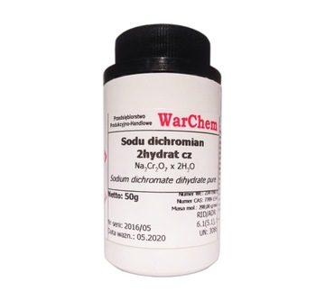DICHROMIAN SODU 2hydrat - czysty - 50g