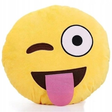 Poduszka Dekoracyjna Emotki Emoji - Tongue