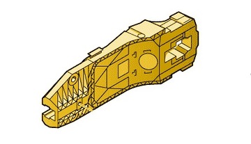 KLIKA DVEŘE LEVÝ ZADNÍ SEAT ATECA LS9R 16-
