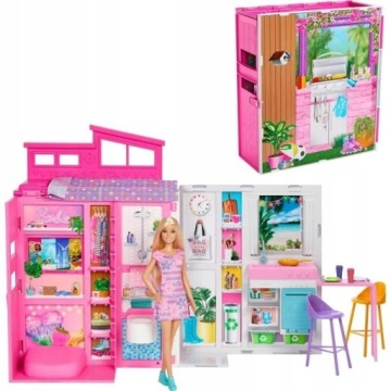 Panenka Barbie na hraní pro děti Rozvíjející Hračka Útulný Domeček