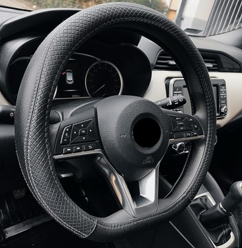 Citroen DS3 DS4 C3 III pokrowiec na kierownice PŁASKI DÓŁ Sportowa