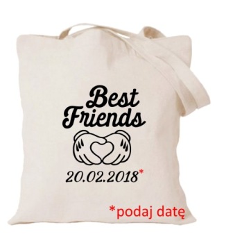 сумка с принтом для подруги Psiapsi BFF сестренка