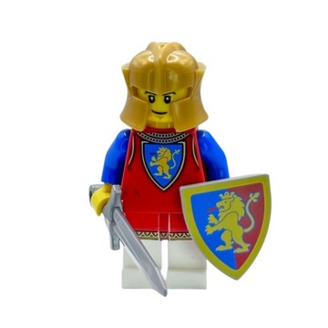 LEGO Castle Rycerz Herbu Lew Zamek 10305 Wojownik