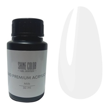 Shine Color Milk 30ml żel konsystencji bazy Liquid Premium Gel mani