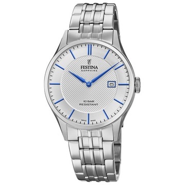 Zegarek Męski Festina F20005-2 srebrny bransoleta