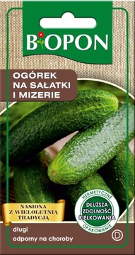 BIOPON Nasiona - OGÓREK na Sałatki i Mizerie 2g