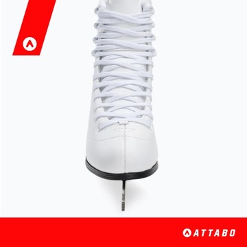 Женские фигурные коньки ATTABO белые FS 37 EU