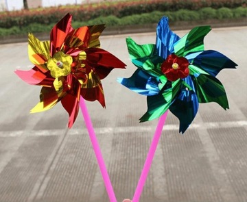 САДОВАЯ ВЕТРЯНАЯ МЕЛЬНИЦА V3 НА ДЕТСКОЙ КОЛЕСО НА ПАЛЕКЕ