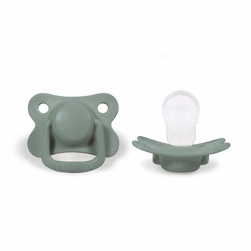 Smoczki 2 szt. 6m+ Moss green Filibabba