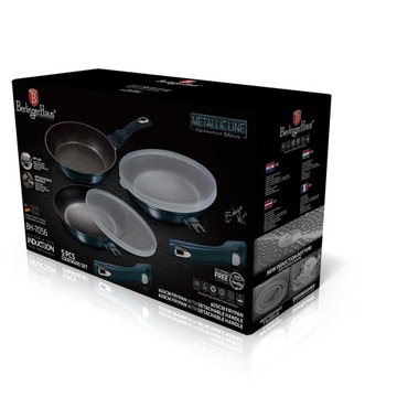 ZESTAW 3 PATELNI GRANITOWYCH BERLINGERHAUS BH-7056