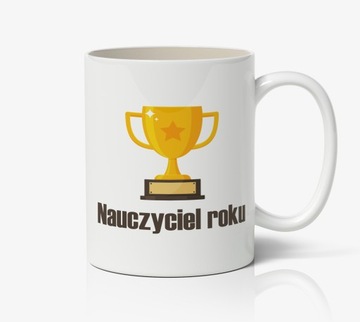 Kubek NAUCZYCIEL ROKU prezent na KONIEC ROKU