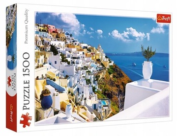 Puzzle 1500 Grecja Santorini Trefl 26119