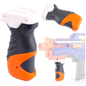 RĘKOJEŚĆ NOGA RĄCZKA ZAMIENNIK DO PISTOLETU NERF MODYFIKACJA WYRZUTNI DODAT