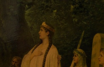 Ок1880-1900 Старопечать Галлы перед царицей
