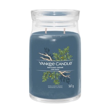 Duża świeca Signature Bayside Cedar Yankee Candle