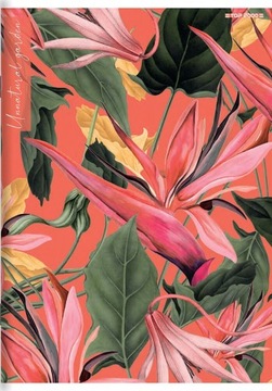 ZESZYT TOP 2000 FLOWERS A4/60K KRATKA Z MARGINESEM