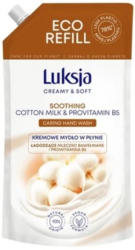 Luksja Cotton Milk Mydło w Płynie Zapas 900 ml