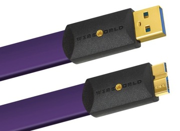 КАБЕЛЬ USB 3.0 A-Micro B WIREWORLD УЛЬТРАФИОЛЕТОВЫЙ 8 2 м