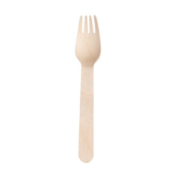 Widelec drewniany ekologiczny brzoza 16cm 100szt