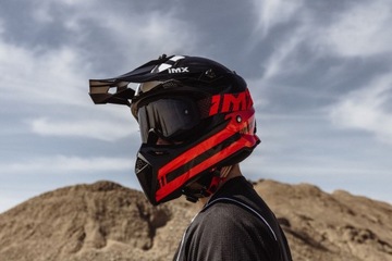 Очки IMX ENDURANCE FLIP BLACK MATT/RED БЕСПЛАТНО