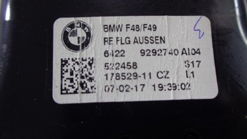 BMW X1 F48 РЕШЕТКА РЕШЕТКИ ДЕКОР 9292740