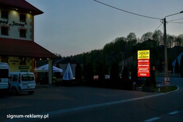 СВЕТОДИОДНЫЙ ПИЛОН 400x150 см PLEXI РЕКЛАМНЫЙ тотем