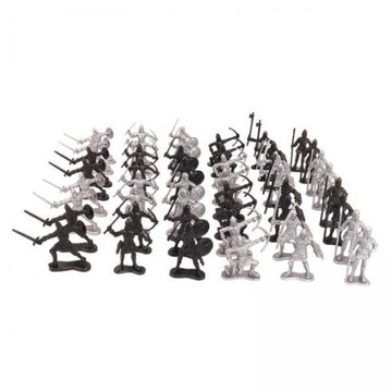 3x48 sztuk/zestaw Mini realistyczna statua żołnier
