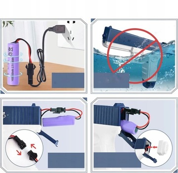 ВОДЯНОЙ ПИСТОЛЕТ GLOCK НА АККУМУЛЯТОРЕ МЕГА ОРУЖИЕ СУПЕР ВОДНАЯ ИГРУШКА SIKAWAY