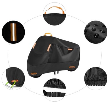 ЧЕХОЛ БРЕЗЕНТОВЫЙ ЧЕХОЛ ДЛЯ МОТОЦИКЛА ВЕЛОСИПЕД СКУТЕР МОТОЦИКЛ ВОДОНЕПРОНИЦАЕМЫЙ 300D