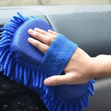 БОЛЬШАЯ ГУБКА ДЛЯ МОЙКИ АВТОМОБИЛЯ ГУБКА ДЛЯ МОЙКИ АВТОМОБИЛЯ XL С РУЧНЫМ ДЕРЖАТЕЛЕМ ИЗ МИКРОФИБРЫ