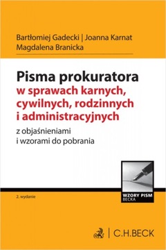 Pisma prokuratora w sprawach karnych, cywilnych,