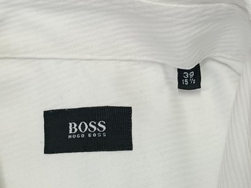 HUGO BOSS BIAŁA ELEGANCKA KOSZULA r. 39