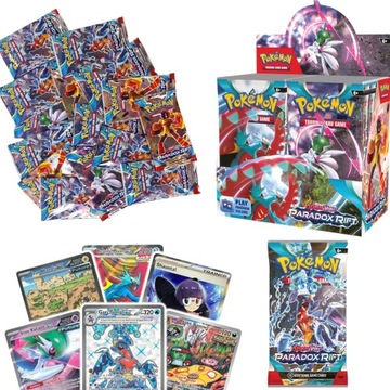 КОЛЛЕКЦИОННЫЕ КАРТЫ POKEMON PARADOX RIFT 360 ШТ. MEGA BOX 36 ПАКЕТОВ