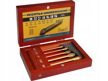 WIERTŁA WIERTŁO UNIWERSALNE TYTANOWE 4,0-10,0mm 5x