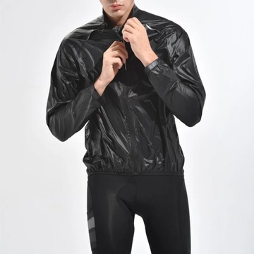 Мужская велосипедная куртка Santic, ветрозащитное пальто от небольшого дождя и солнца