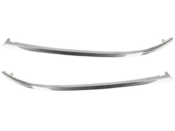 AUDI A6 C5 97- LISTWY ZDERZAKA CHROM POD LAMPĘ