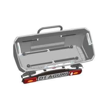 БАГАЖНИК BOX BOX С КРЮКОМ для платформы AGURI Active Bike, ЧЕРНЫЙ 340L