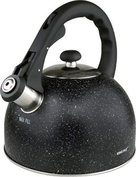 Elegancki Czajnik Z Gwizdkiem Marmurek 2,6L KingHoff