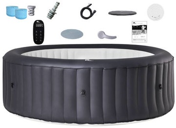 BASEN Z HYDROMASAŻEM 6-OSOBOWY SPA JACUZZI MSPA URBAN RIMBA 204cm