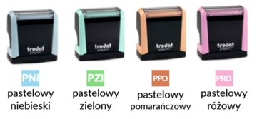 Pieczątka Imienna Firmowa Trodat Printy 4911 różowa pastel jakość premium