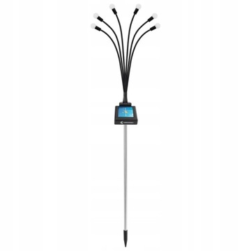 СОЛНЕЧНАЯ САДОВАЯ ЛАМПА, 6LED, 70см, набор 2 шт.